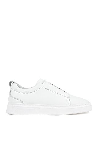 Ziya Ayakkabı Erkek Hakiki Deri Sneaker 131987 170 Beyaz