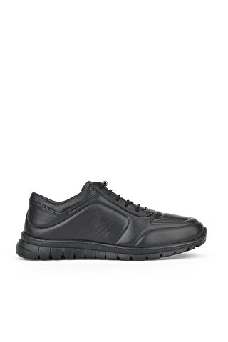 Ziya Ayakkabı Kadın Hakiki Deri Sneaker 131992 SP200 Siyah