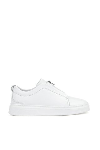 Ziya Ayakkabı Erkek Hakiki Deri Sneaker 131987Z166 Beyaz