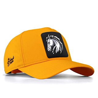 BlackBörk V1 Baseball At - 2 Kod Logolu Unisex Sarı Şapka (Cap)