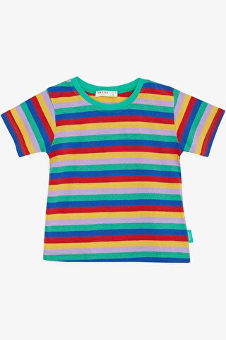 Breeze Erkek Çocuk Tişört Renkli Çizgili Karışık Renk (3-7 Yaş)