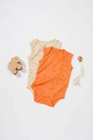 BabyCosy Organic Wear Modal 2 Li Askılı Badi