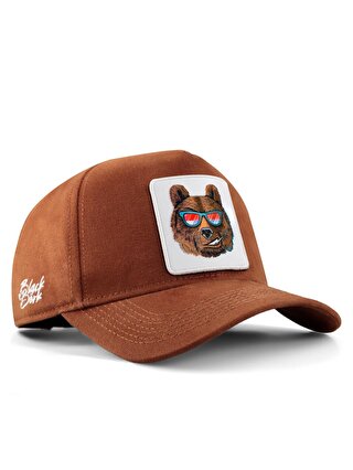 BlackBörk V1 Baseball Ayı - 3 Kod Logolu Unisex Camel Şapka (Cap)