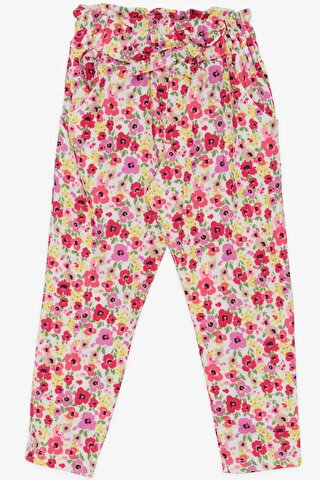 Breeze Kız Çocuk Tayt Pantolon Fiyonklu Çiçekli Karışık Renk (1.5-5 Yaş)