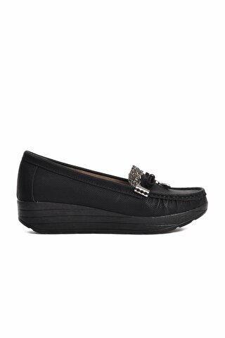 Ayakmod 525 Siyah Kadın Klasik Ayakkabı