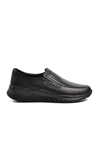 Ayakmod 3010 Siyah İçi Dışı Hakiki Deri Erkek Günlük Ayakkabı