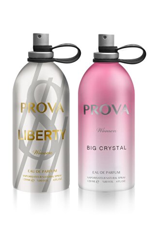 Prova Prova Liberty ve Big Crystal EDP Kadın Parfüm Seti 2 x 120 ml