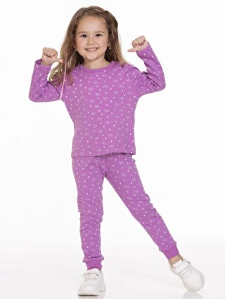 MYHANNE Desenli Kız Bebek Pijama Takımı 54312