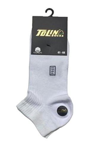 TOLIN Pamuklu Erkek Karışık Renk Dikişsiz Patik Çorap Seti 12'li 10373