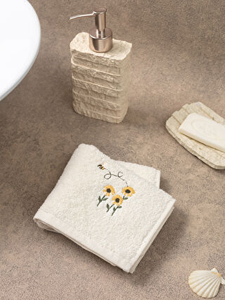 Sunflower Embroidered Hand Towel 30x50 Cm  S2DR91Z8 FDH   S2DR91Z8 FDH