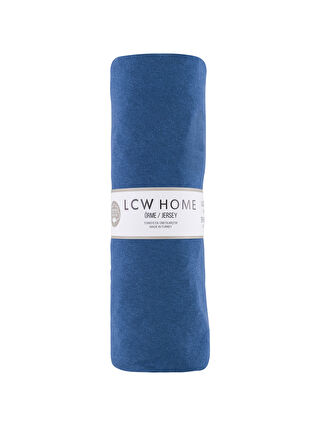 Plain Cotton Elastic Single Bed Sheet 100x200x30 Cm