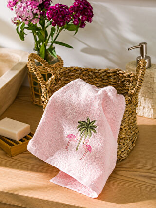 半額ストア Flamingo -S3IY14Z8-JWX Cm 50x80 Towel Face Embroidery ラグ・カーペット