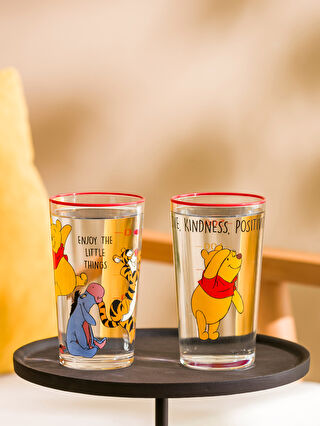 LCW HOME Winnie The Pooh Baskılı Cam Bardak 2'li 570 Ml