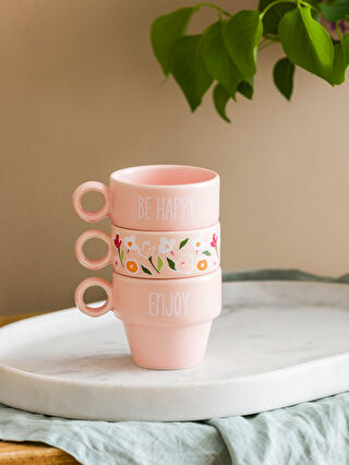 カーキ08式 LCW HOME Striped Print Porcelain Mug 280 ml -S58801Z8-CR9