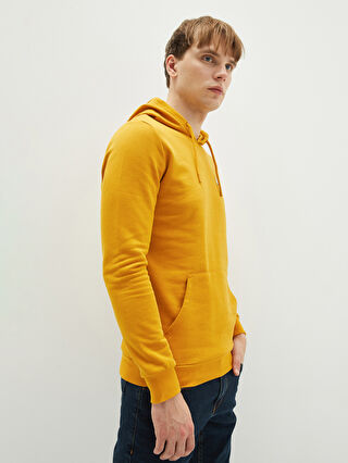 Dark yellow hoodie mens store