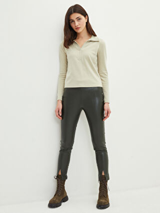 Flannel Slim Straight Leg Chinos | Beige | Tommy Hilfiger