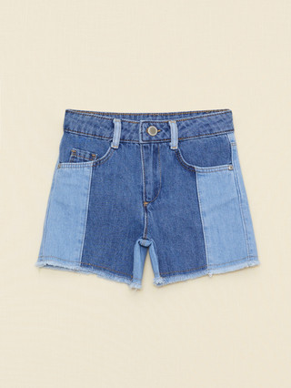 Short Jean River Island Pour Fille - Taille 9-10 Ans, Bleu, Occasion Très Bon état