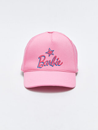 LC Waikiki Barbie Lisanslı Kız Çocuk Penye Kep Şapka