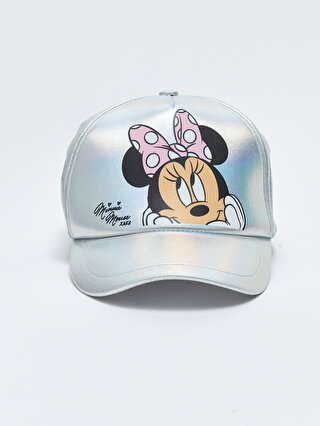 LC Waikiki Minnie Mouse Lisanslı Hologramlı Kız Çocuk Kep Şapka