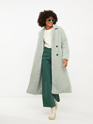 Cape collar Narrow line coat – L'AUBE BLANC