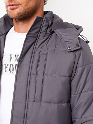 Standard Fit Men's Puffer Coat -W21798Z8-JNL - W21798Z8-JNL