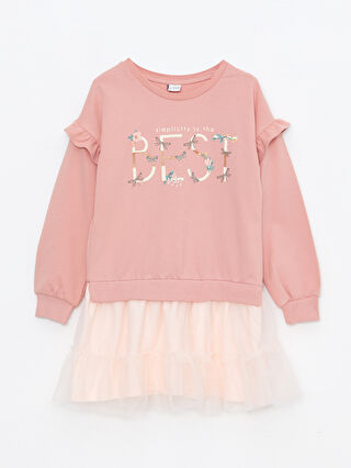 JiAmy Robes D'été Décontractées Pour Filles Avec Manches à Volants Et Ceinture Pour Enfants De 2 à 8 Ans, Rouge, 7-8 Ans