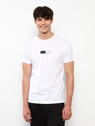 Crew Neck Short Sleeve Printed Combed Cotton Men's T-shirt Crew Neck Short Sleeve Printed Combed Cotton Men's T-shirt