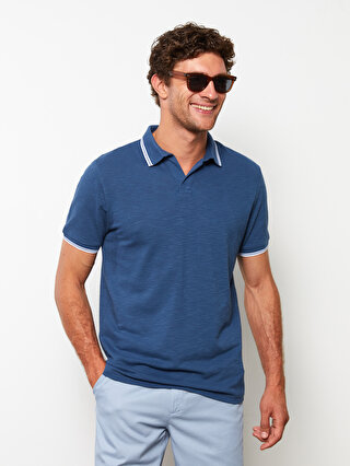 Polo Neck Short Sleeve Men's T-Shirt -W28400Z8-HFS - W28400Z8-HFS - LC ...