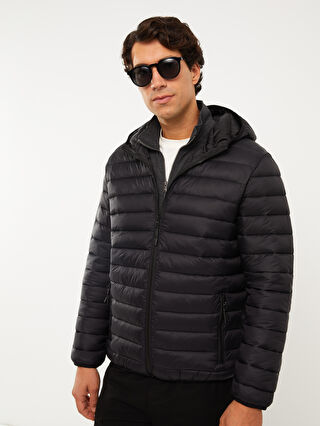 Standard Fit Hooded Men's Puffer -S30826Z8-CVL - S30826Z8-CVL - LC Waikiki