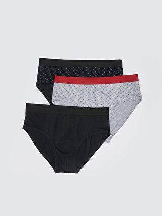 Standard Pattern Flexible Fabric Men's Slip Boxer 3 Pieces -S33133Z8 ...