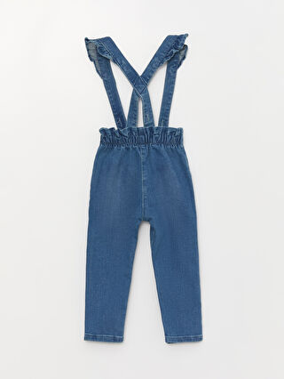 Elastic Waist Basic Cotton Baby Girl Jean Trousers -S34877Z1-507 -  S34877Z1-507 - LC Waikiki