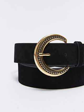 Suede Look Women's Belt -S3CG86Z8-HUC - S3CG86Z8-HUC - LC
