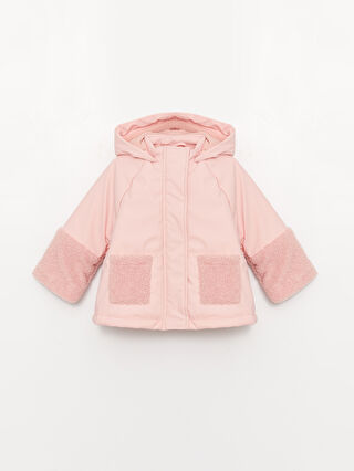 Hooded Baby Girl Coat W30482Z1 G21 W30482Z1 G21 LC Waikiki