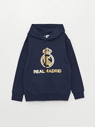 スウェット・トレーナー [DRIFTOUT] REAL MADRID SUPPOTERS SWEAT SHIRTS [3 COLOR] Real Madrid Sweatshirt Crewneck Teamgeist - Navy/White