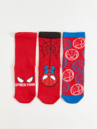 Spider-Man Patterned Boys Socks 3 Pack -W3AL06Z4-K00 - W3AL06Z4-K00 - LC  Waikiki