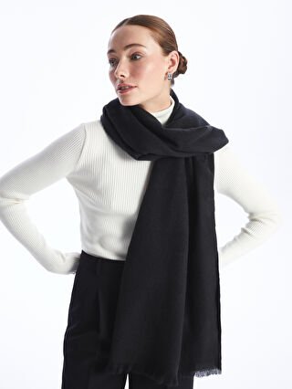 Plain Tasseled Women's Scarf -W3AS46Z8-HEG - W3AS46Z8-HEG - LC Waikiki