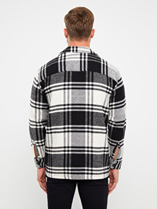 Regular Fit Long Sleeve Plaid Men's Lumberjack Shirt Jacket -W3BS61Z8-LKX -  W3BS61Z8-LKX - LC Waikiki