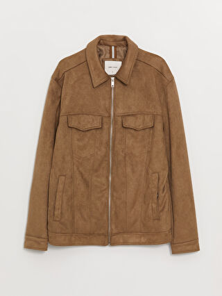 【受注生産品】 Neck Shirt Fit Slim Men's -S40042Z8-DVB Coat Suede フラワー・ガーデニング