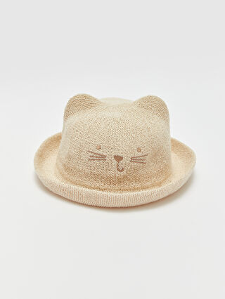 Baby Boy Fedora Hat with Animal Figures -S42420Z1-G7K - S42420Z1-G7K - LC  Waikiki