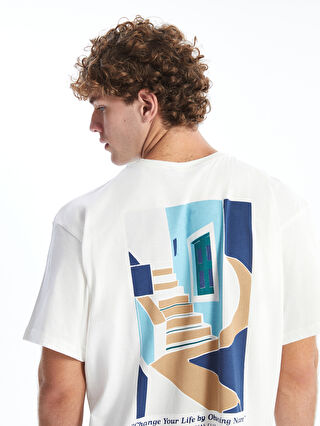 Mann ECRU T-Shirt -S47379Z8-R9J - S47379Z8-R9J - LC Waikiki