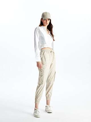 Elastic Waist Jogger Women's Cargo Pants -S48654Z8-Y0A - S48654Z8-Y0A - LC  Waikiki