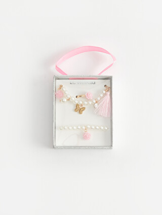 Coffret Bijoux Et Accessoires Gabby’s Dollhouse – 11 Pièces : Brosse, Bracelet, Bagues, Chouchous, Pinces à Cheveux – Pour Fille Fan De Mode
