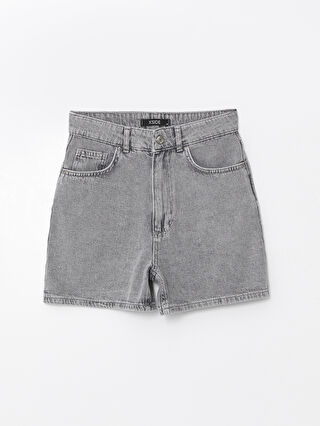 XSIDE High Waisted Regular Fit Women's Denim Shorts