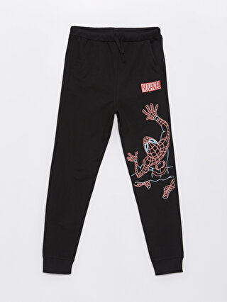 Crew Neck Spiderman Printed Long Sleeve Boy T-Shirt and Sweatpants  -S4DI19Z4-CVL - S4DI19Z4-CVL - LC Waikiki