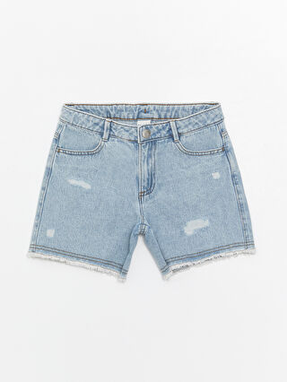 Kids ripped denim shorts online
