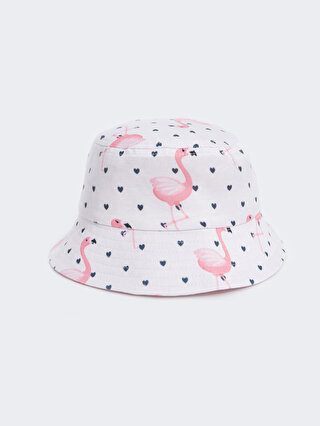 LC Waikiki Flamingo Baskılı Kız Çocuk Bucket Şapka