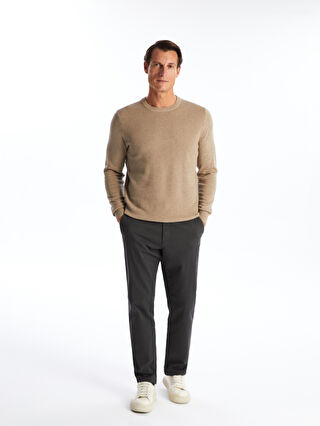 Standard Pattern Gabardine Men's Chino Trousers -W40429Z8-S2L -  W40429Z8-S2L - LC Waikiki