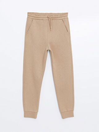 Boy's Thick Jogger Sweatpants with Elastic Waist -W41062Z4