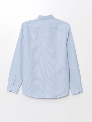 チャーたん LC WAIKIKI Slim Fit Long Sleeve Dobby Men's Shirt -W41379Z8