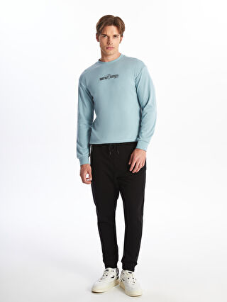 XSIDE Crew Neck Long Sleeve Printed Men's Sweatshirt